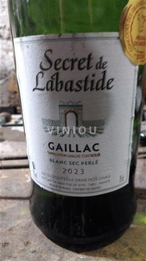 Sydvestfrankrig Gaillac Labastide Secret de Labastide 2023
