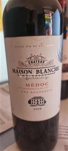Bordeaux Médoc Cru Bourgeois Château Maison Blanche 2008