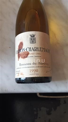 Bourgondië Corton-charlemagne Grand Cru Bonneau du Martray 1990