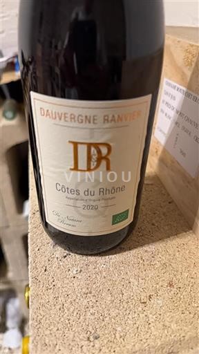 Rona dolina Côtes-du-Rhône Dauvergne Ranvier De Natura Rerum 2020
