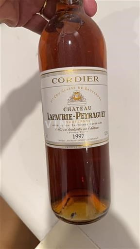 Bordeaux Sauternes Château Lafaurie-Peyraguey 1997