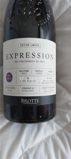 Vallée du Rhône Châteauneuf-du-pape Brotte Expression 2023