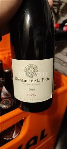 Borgogna Givry Domaine La Ferté 2016