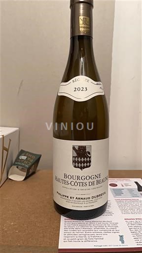 Borgogna Hautes Côtes de Beaune Philippe et Arnaud Dubreuil 2023
