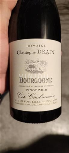 Bourgogne Grand Cru Domaine Christophe Drain Côte Chalonnaise 2021
