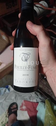 Vallée de la Loire Pouilly-fumé Tabordet 2016