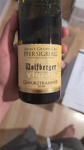 Alzacija Alsace Grand Cru Grand Cru Wolfberger Pfersigberg 2018