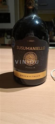 Puglia Non specificato Masca del Tacco Susumaniello 2021