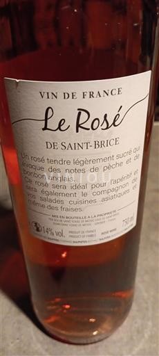 Bordeaux Ikke specificeret Cave de Saint-Brice Le Rosé Ikke årgangsbestemt