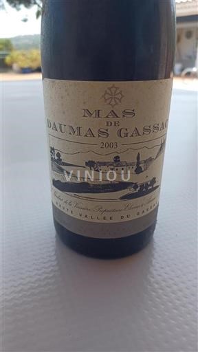 Languedoc Ospecificerad Mas de Daumas Gassac 2003