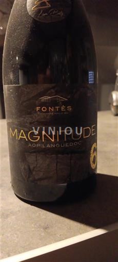 Vin Rouge sec Magnitude Fontès 2018 France Languedoc AOC