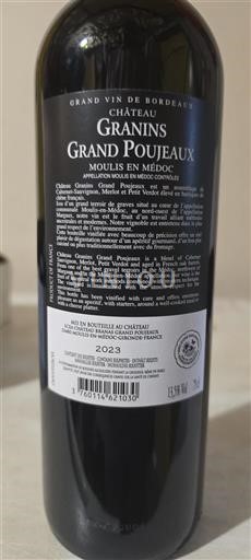 Bordeaux Moulis-en-Médoc Granin Grand Poujeaux 2023