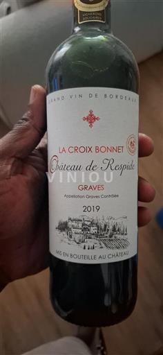 Bordeaux Graves Château Respide La Croix Bonnet 2019