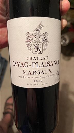 Burdeos Margaux Château Tayac-Plaisance 2009
