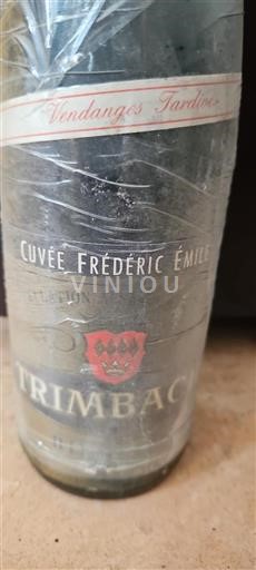 Alsace Vendanges Tardives Trimbach Frédéric Émile 1983