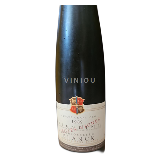 Elsass Riesling Grand Cru Domaine Paul Blanck Vieilles Vignes Schlossberg 1989