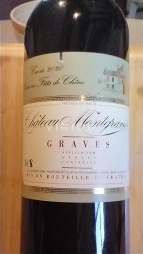 Bordeaux Graves Château Montgravier Élevé en Fûts de Chêne 2020