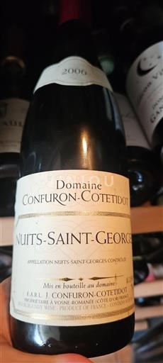 Burgundi Nuits-saint-georges Confuron-Cotetidot 2006