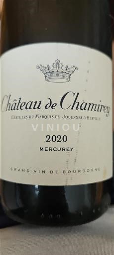 Bourgogne Mercurey Château Chamirey 2020