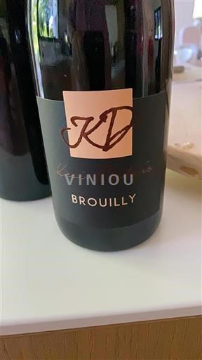 Vin Rouge sec Kevin Dubois 2022 France Beaujolais Brouilly