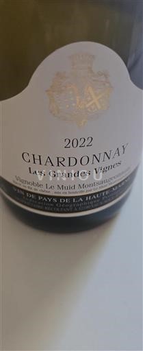 Vin Blanc sec Les Grandes Vignes Le Muid Montsaugeonnais 2022 France Vallée de la Loire