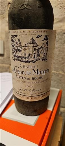 Bordeaux Côtes-de-Bourg Château La Croix De Millorit 1981
