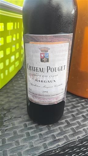 Bordeaux Margaux Grand Cru Pouget 1993