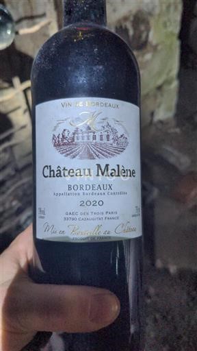 Burdeos Bordeaux Château Malène 2020