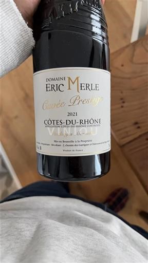 Rhône Valley Côtes-du-Rhône Eric Merle Prestige 2021