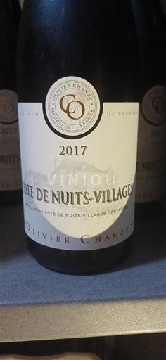Bourgondië Côte de Nuits Villages Olivier Chanzy 2017