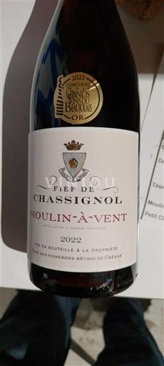 Beaujolais Moulin-à-vent Fief de Chassignol 2022
