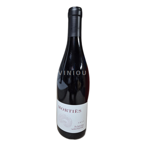Vin Rouge sec MORTIES 2023 France Languedoc Pic-saint-loup