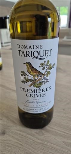 Jihozápad Côtes de Gascogne Domaine Tariquet Premières Grives 2024