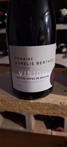 Borgogna Hautes Côtes de Beaune Domaine Aurélie Berthod La Grande Corvée de Bully 2023