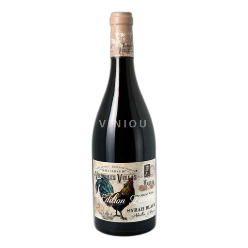 Vin Rouge sec Sarah Black Vieilles Vignes Vgnobles Vellas Teyran 2023 France Languedoc et Roussillon Hérault