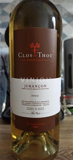 Southwest Jurançon Clos Thou Julie 2022