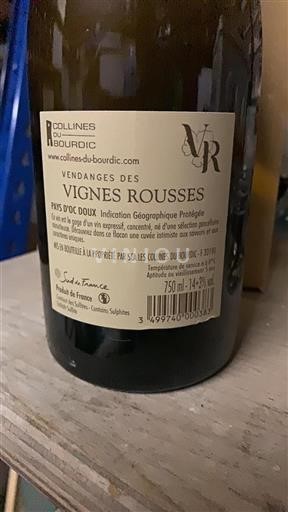 Languedoc und Roussillon Pays d'Oc Collines du Bourdic Vendanges des Vignes Rousses 2020