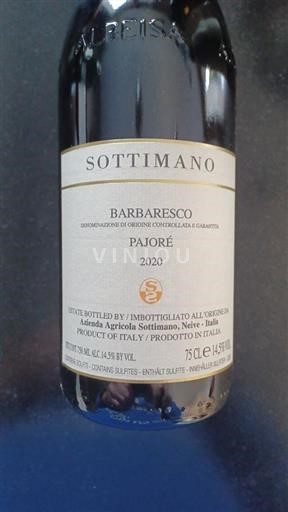 Piemont Barbaresco Sottimano Pajoré 2020