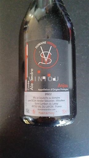 Loiredalen Anjou Domaine Verdier Alexandre 2022