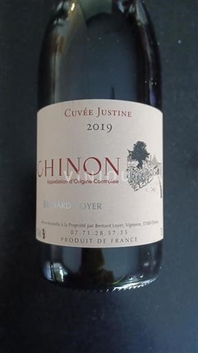 Údolí Loiry Chinon Bernard Loyer Justine 2019
