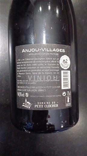 Údolí Loiry Anjou Villages Domaine Petit Clocher Neročník