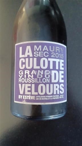 Roussillon Maury Les Vignerons de Maury La Culotte de Velours 2015