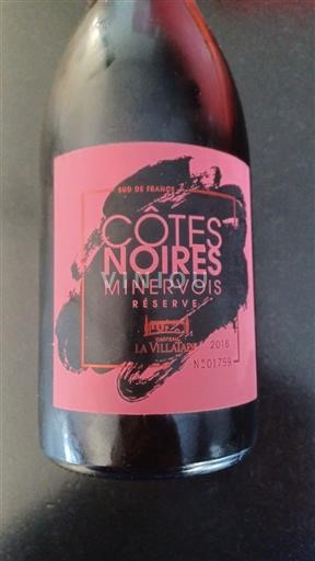 Vin Rouge sec Réserve Château La Villatade 2018 France Languedoc Minervois