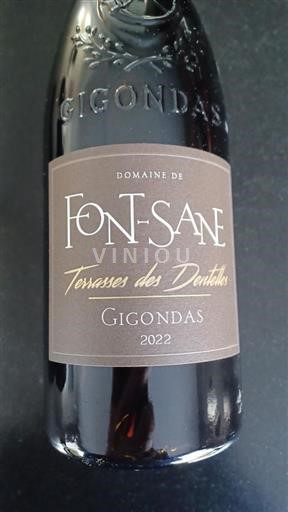 Rhônetal Gigondas Domaine Font-Sane Terrasses des Dentelles 2022