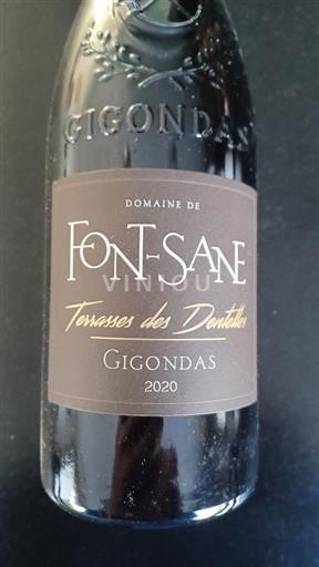 Rhônetal Gigondas Domaine Font-Sane Terrasses des Dentelles 2020
