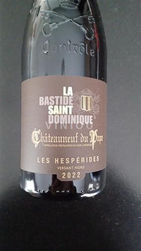 Rhônen laakso Châteauneuf-du-Pape La Bastide Saint Dominique Les Hespérides 2022