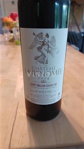Burdeos Saint-Émilion Gran Cru Château La Renommée 2014