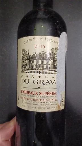 Bordeaux Bordeaux Supérieur Château Gravas 2015
