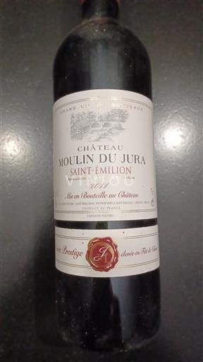 Bordeaux Saint-Émilion Château Moulin du Jura Prestige 2011
