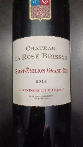 Burdeos Saint-Émilion Gran Cru Grand Cru Château La Rose Brisson 2014